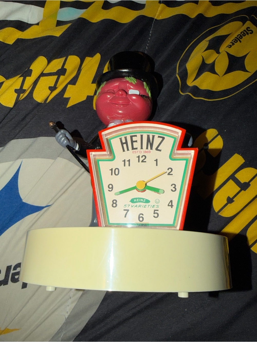 Heinz Mr Tomato Alarm Clock Vintage Classic Rare Collectible Electronic Used HJH